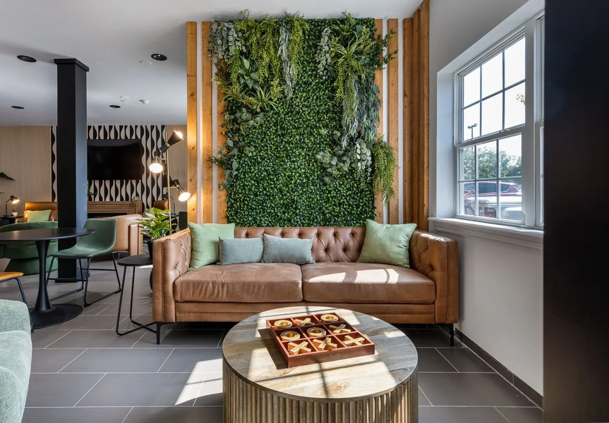 THE BLOCK HOTEL Leather Sofa